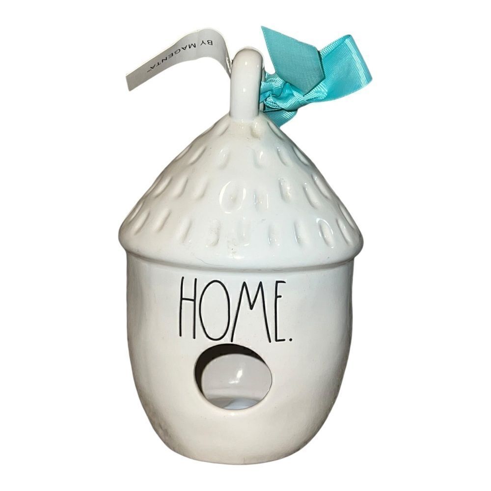 Rae Dunn By Magenta Ceramic HOME Acorn Birdhouse NWT